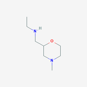 Ethyl[(4-methylmorpholin-2-yl)methyl]amine