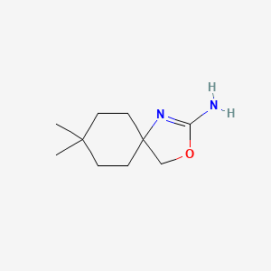 8,8-Dimethyl-3-oxa-1-azaspiro[4.5]dec-1-en-2-amine