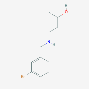 4-{[(3-Bromophenyl)methyl]amino}butan-2-ol