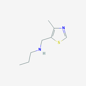 [(4-Methyl-1,3-thiazol-5-yl)methyl](propyl)amine