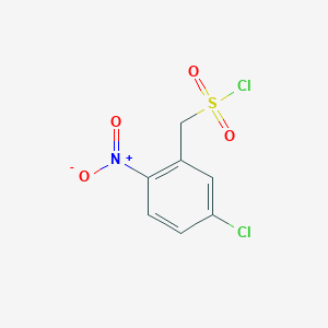 (5-Chloro-2-nitrophenyl)methanesulfonyl chloride