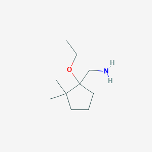 (1-Ethoxy-2,2-dimethylcyclopentyl)methanamine