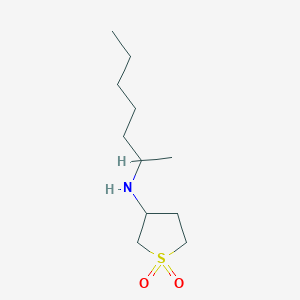 3-(Heptan-2-ylamino)tetrahydrothiophene 1,1-dioxide