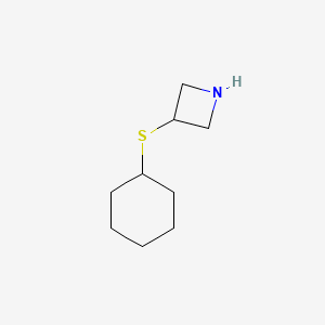 3-(Cyclohexylsulfanyl)azetidine