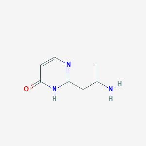 2-(2-Aminopropyl)-3,4-dihydropyrimidin-4-one