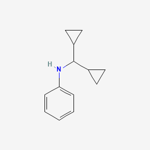 N-(dicyclopropylmethyl)aniline