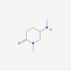 1-Methyl-5-(methylamino)piperidin-2-one