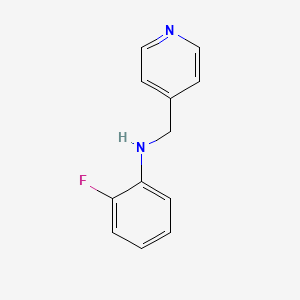 2-fluoro-N-(pyridin-4-ylmethyl)aniline