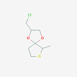 2-(Chloromethyl)-6-methyl-1,4-dioxa-7-thiaspiro[4.4]nonane