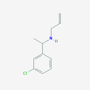 [1-(3-Chlorophenyl)ethyl](prop-2-EN-1-YL)amine