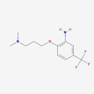 2-(3-(Dimethylamino)propoxy)-5-(trifluoromethyl)benzenamine
