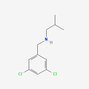 [(3,5-Dichlorophenyl)methyl](2-methylpropyl)amine