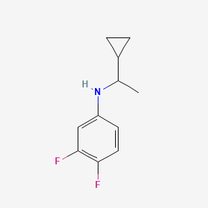 N-(1-cyclopropylethyl)-3,4-difluoroaniline