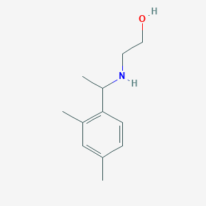 2-{[1-(2,4-Dimethylphenyl)ethyl]amino}ethan-1-ol