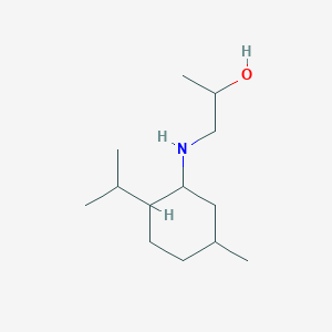 1-{[5-Methyl-2-(propan-2-yl)cyclohexyl]amino}propan-2-ol