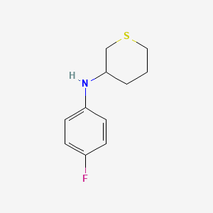 N-(4-fluorophenyl)thian-3-amine