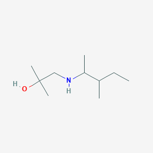 2-Methyl-1-[(3-methylpentan-2-yl)amino]propan-2-ol