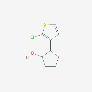 2-(2-Chlorothiophen-3-yl)cyclopentan-1-ol