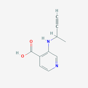 3-[(But-3-yn-2-yl)amino]pyridine-4-carboxylic acid