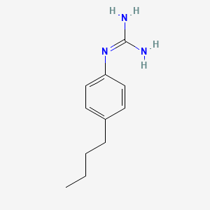 molecular formula C11H17N3 B13283248 N-(4-butylphenyl)guanidine 