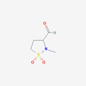 2-Methyl-3-isothiazolidinecarbaldehyde 1,1-dioxide