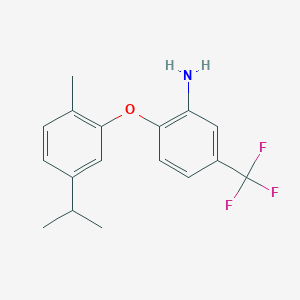 2-(5-Isopropyl-2-methylphenoxy)-5-(trifluoromethyl)aniline
