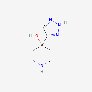 4-(1H-1,2,3-Triazol-4-yl)piperidin-4-ol