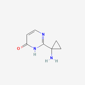 2-(1-Aminocyclopropyl)pyrimidin-4-ol