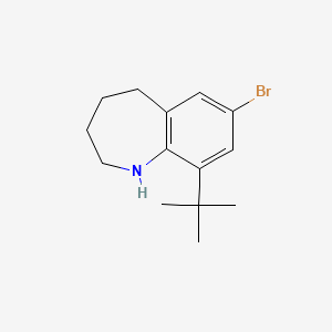 7-Bromo-9-tert-butyl-2,3,4,5-tetrahydro-1H-1-benzazepine