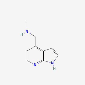 Methyl({1H-pyrrolo[2,3-b]pyridin-4-yl}methyl)amine