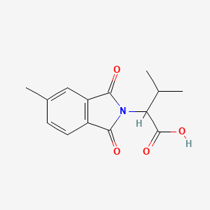 3-Methyl-2-(5-methyl-1,3-dioxo-1,3-dihydro-isoindol-2-yl)-butyric acid