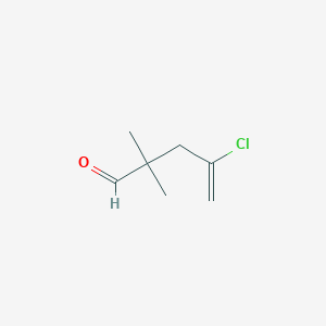 4-Chloro-2,2-dimethylpent-4-enal