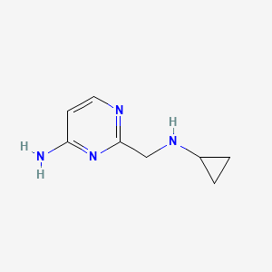 2-[(Cyclopropylamino)methyl]pyrimidin-4-amine