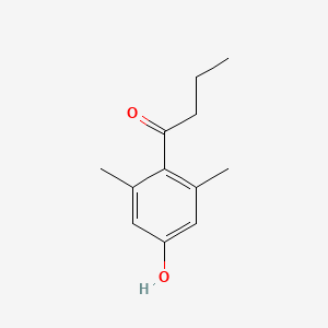 1-(4-Hydroxy-2,6-dimethylphenyl)butan-1-one