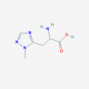 2-amino-3-(1-methyl-1H-1,2,4-triazol-5-yl)propanoic acid