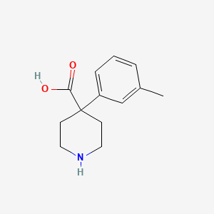 4-(3-Methylphenyl)piperidine-4-carboxylic acid