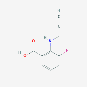 3-Fluoro-2-(prop-2-yn-1-ylamino)benzoic acid