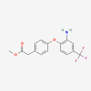 Methyl 2-{4-[2-amino-4-(trifluoromethyl)phenoxy]-phenyl}acetate