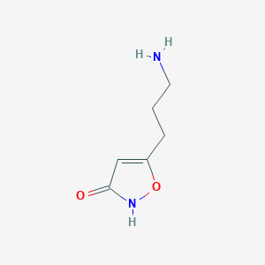 5-(3-Aminopropyl)-1,2-oxazol-3-OL