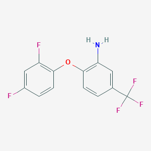 2-(2,4-Difluorophenoxy)-5-(trifluoromethyl)aniline