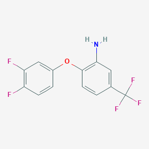 2-(3,4-Difluorophenoxy)-5-(trifluoromethyl)aniline