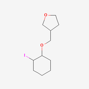 3-{[(2-Iodocyclohexyl)oxy]methyl}oxolane