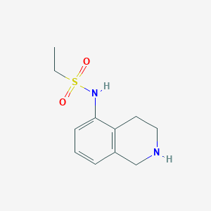 N-(1,2,3,4-Tetrahydroisoquinolin-5-yl)ethane-1-sulfonamide