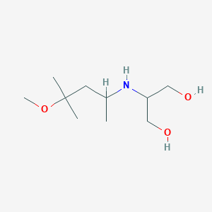 2-[(4-Methoxy-4-methylpentan-2-yl)amino]propane-1,3-diol