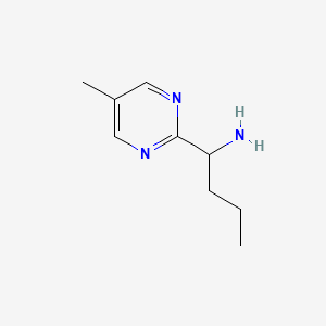 1-(5-Methylpyrimidin-2-yl)butan-1-amine