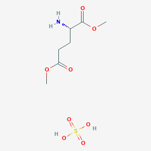 molecular formula C7H15NO8S B13283545 Sulfuricacid1,5-dimethyl(2S)-2-aminopentanedioate 