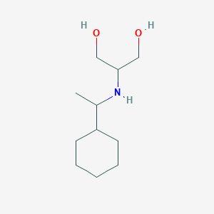 2-[(1-Cyclohexylethyl)amino]propane-1,3-diol