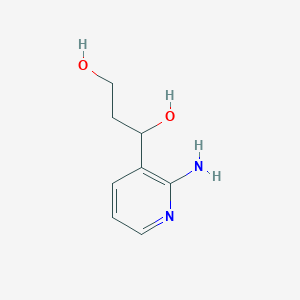 1-(2-Aminopyridin-3-yl)propane-1,3-diol