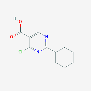 4-Chloro-2-cyclohexylpyrimidine-5-carboxylic acid