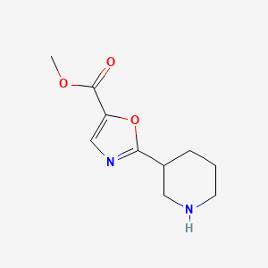 Methyl 2-(piperidin-3-yl)-1,3-oxazole-5-carboxylate